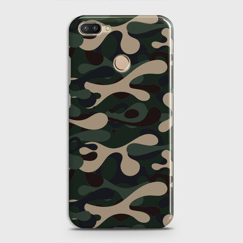 Infinix Hot 6 Pro  Cover - Camo Series - Dark Green Design - Matte Finish - Snap On Hard Case with LifeTime Colors Guarantee
