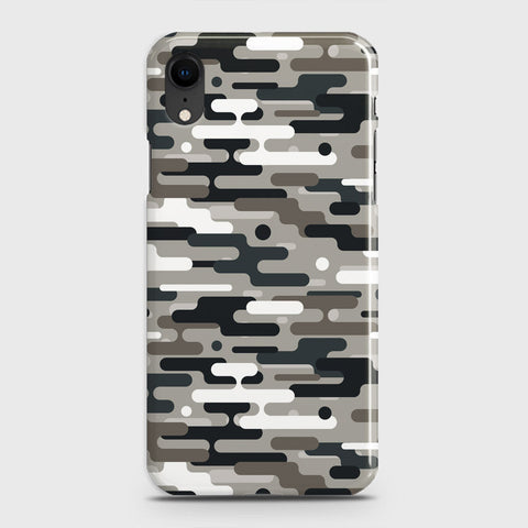 iPhone XR Cover - Camo Series 2 - Black & Olive Design - Matte Finish - Snap On Hard Case with LifeTime Colors Guarantee