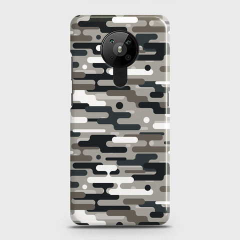 Nokia 5.3  Cover - Camo Series 2 - Black & Olive Design - Matte Finish - Snap On Hard Case with LifeTime Colors Guarantee