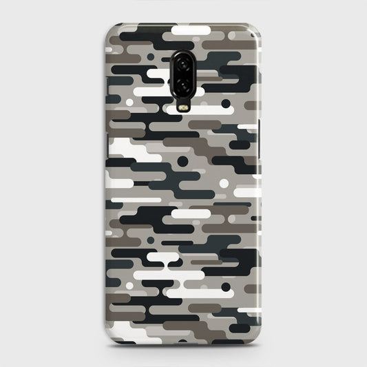 OnePlus 7  Cover - Camo Series 2 - Black & Olive Design - Matte Finish - Snap On Hard Case with LifeTime Colors Guarantee