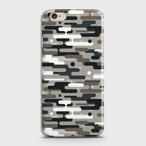 Oppo A57 Cover - Camo Series 2 - Black & Olive Design - Matte Finish - Snap On Hard Case with LifeTime Colors Guarantee