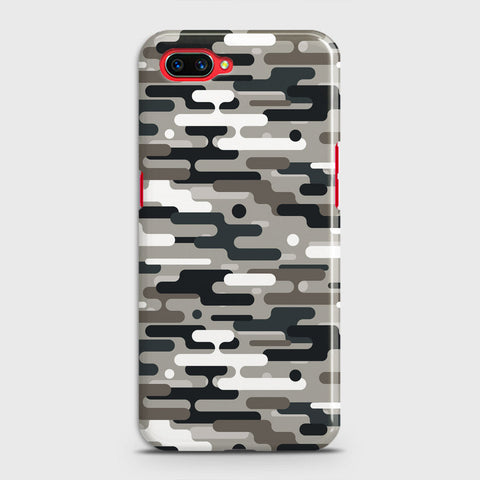 Realme C1 Cover - Camo Series 2 - Black & Olive Design - Matte Finish - Snap On Hard Case with LifeTime Colors Guarantee