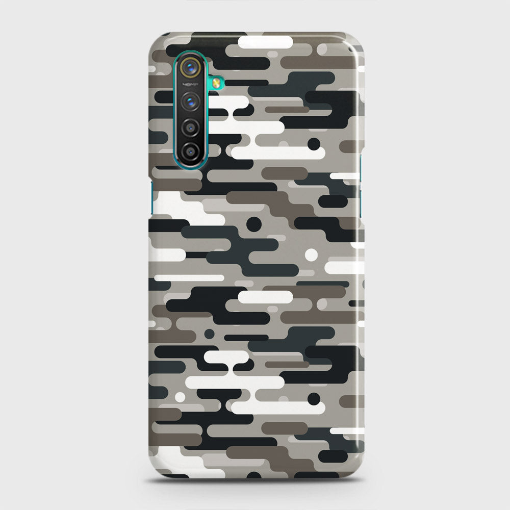 Realme 6s Cover - Camo Series 2 - Black & Olive Design - Matte Finish - Snap On Hard Case with LifeTime Colors Guarantee