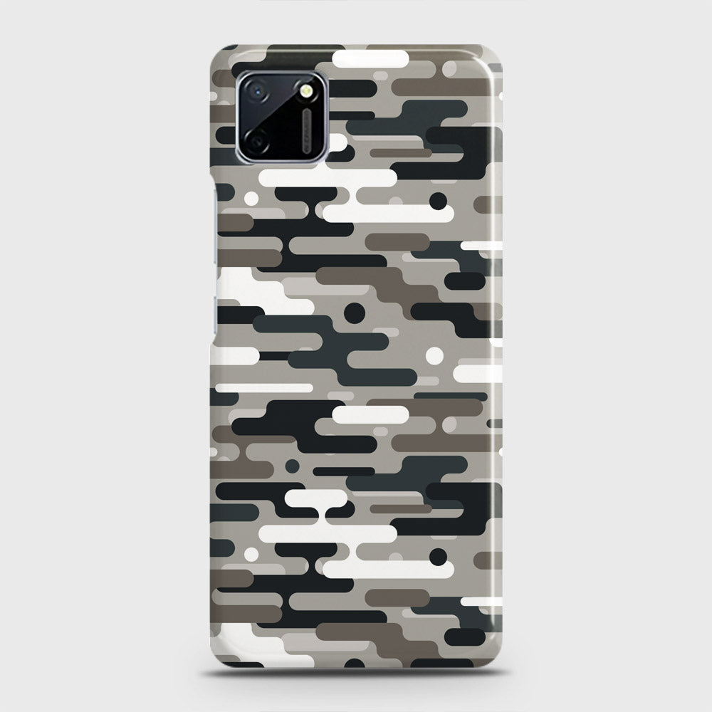 Realme C11 Cover - Camo Series 2 - Black & Olive Design - Matte Finish - Snap On Hard Case with LifeTime Colors Guarantee