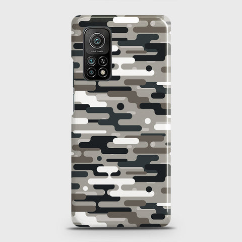 Xiaomi Mi 10T Cover - Camo Series 2 - Black & Olive Design - Matte Finish - Snap On Hard Case with LifeTime Colors Guarantee