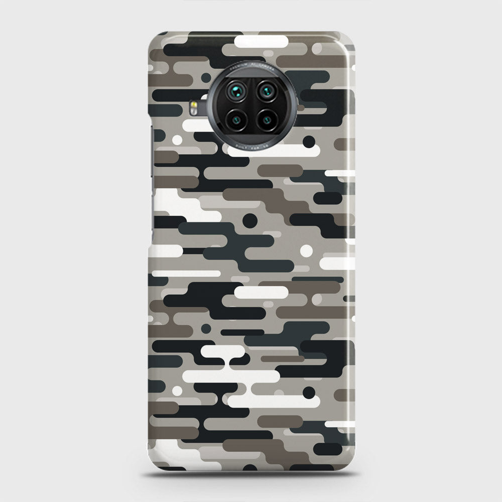 Xiaomi Mi 10T Lite Cover - Camo Series 2 - Black & Olive Design - Matte Finish - Snap On Hard Case with LifeTime Colors Guarantee