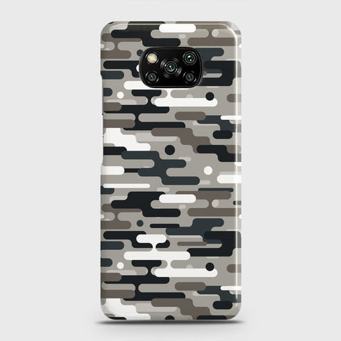 Xiaomi Poco X3 Pro Cover - Camo Series 2 - Black & Olive Design - Matte Finish - Snap On Hard Case with LifeTime Colors Guarantee