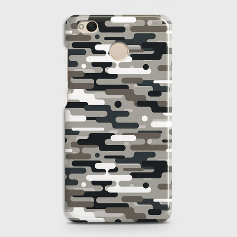 Xiaomi Redmi 4 / 4X Cover - Camo Series 2 - Black & Olive Design - Matte Finish - Snap On Hard Case with LifeTime Colors Guarantee