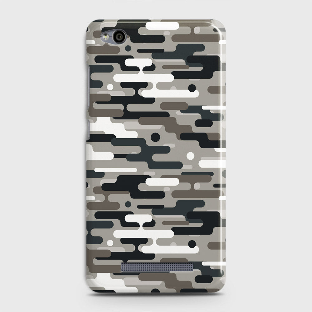 Xiaomi Redmi 4A Cover - Camo Series 2 - Black & Olive Design - Matte Finish - Snap On Hard Case with LifeTime Colors Guarantee