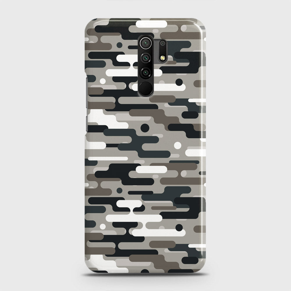 Xiaomi Poco M2 Cover - Camo Series 2 - Black & Olive Design - Matte Finish - Snap On Hard Case with LifeTime Colors Guarantee