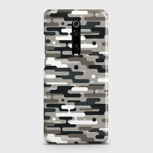 Xiaomi Redmi K20 Pro Cover - Camo Series 2 - Black & Olive Design - Matte Finish - Snap On Hard Case with LifeTime Colors Guarantee