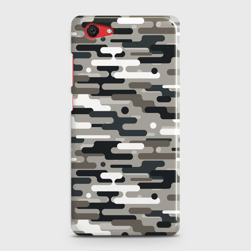 Vivo Y71 Cover - Camo Series 2 - Black & Olive Design - Matte Finish - Snap On Hard Case with LifeTime Colors Guarantee