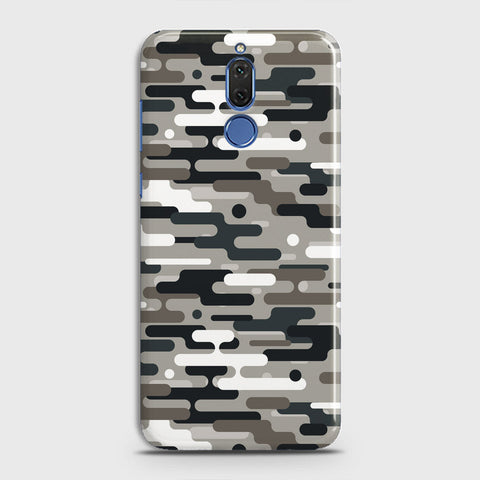 Huawei Mate 10 Lite Cover - Camo Series 2 - Black & Olive Design - Matte Finish - Snap On Hard Case with LifeTime Colors Guarantee