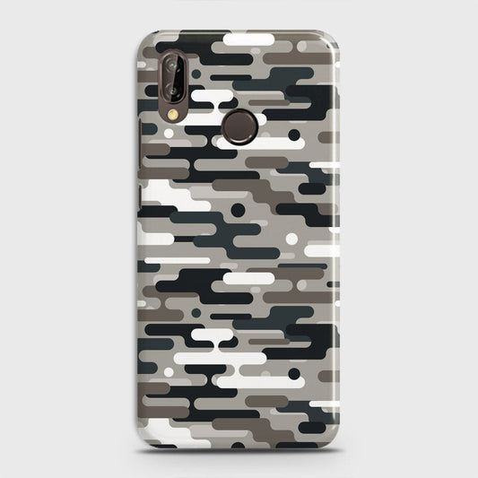 Huawei Nova 3 Cover - Camo Series 2 - Black & Olive Design - Matte Finish - Snap On Hard Case with LifeTime Colors Guarantee