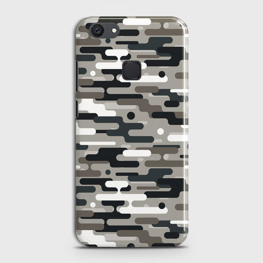 Vivo Y81 Cover - Camo Series 2 - Black & Olive Design - Matte Finish - Snap On Hard Case with LifeTime Colors Guarantee