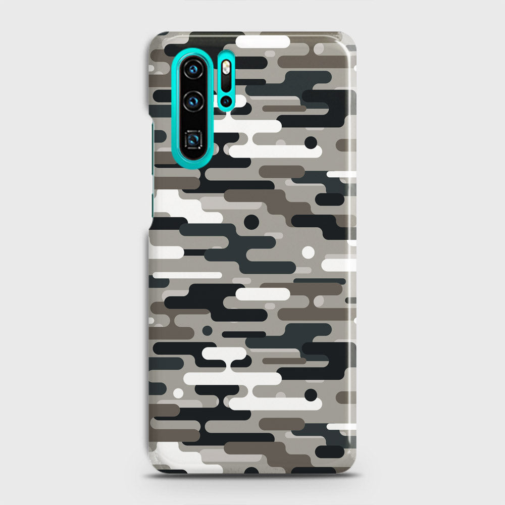 Huawei P30 Pro Cover - Camo Series 2 - Black & Olive Design - Matte Finish - Snap On Hard Case with LifeTime Colors Guarantee