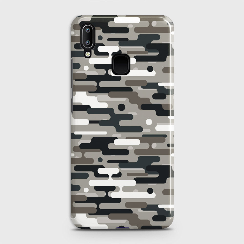 Vivo Y95 Cover - Camo Series 2 - Black & Olive Design - Matte Finish - Snap On Hard Case with LifeTime Colors Guarantee