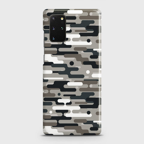 Samsung Galaxy S20 Plus Cover - Camo Series 2 - Black & Olive Design - Matte Finish - Snap On Hard Case with LifeTime Colors Guarantee