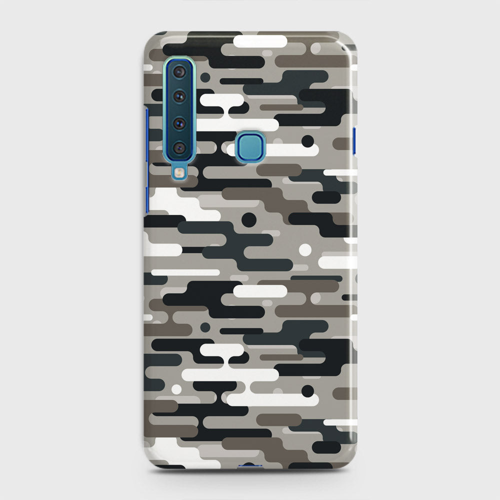 Samsung Galaxy A9s Cover - Camo Series 2 - Black & Olive Design - Matte Finish - Snap On Hard Case with LifeTime Colors Guarantee