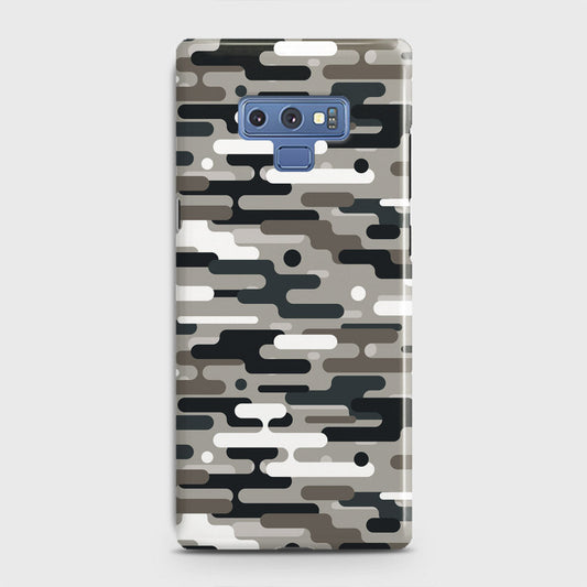 Samsung Galaxy Note 9 Cover - Camo Series 2 - Black & Olive Design - Matte Finish - Snap On Hard Case with LifeTime Colors Guarantee