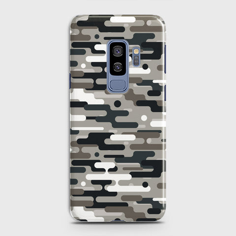 Samsung Galaxy S9 Plus Cover - Camo Series 2 - Black & Olive Design - Matte Finish - Snap On Hard Case with LifeTime Colors Guarantee