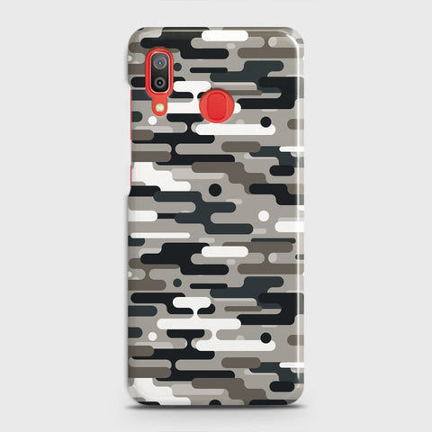 Samsung Galaxy A20 Cover - Camo Series 2 - Black & Olive Design - Matte Finish - Snap On Hard Case with LifeTime Colors Guarantee