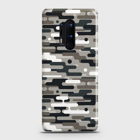 OnePlus 8 Pro Cover - Camo Series 2 - Black & Olive Design - Matte Finish - Snap On Hard Case with LifeTime Colors Guarantee