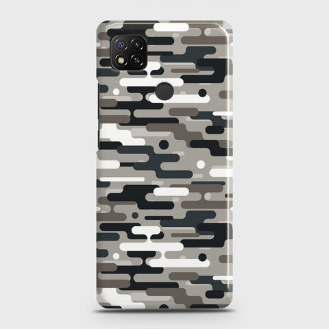 Xiaomi Redmi 9C Cover - Camo Series 2 - Black & Olive Design - Matte Finish - Snap On Hard Case with LifeTime Colors Guarantee