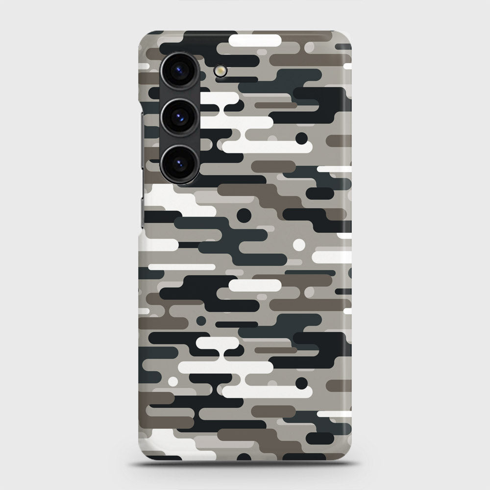 Samsung Galaxy S23 Cover - Camo Series 2 - Black & Olive Design - Matte Finish - Snap On Hard Case with LifeTime Colors Guarantee