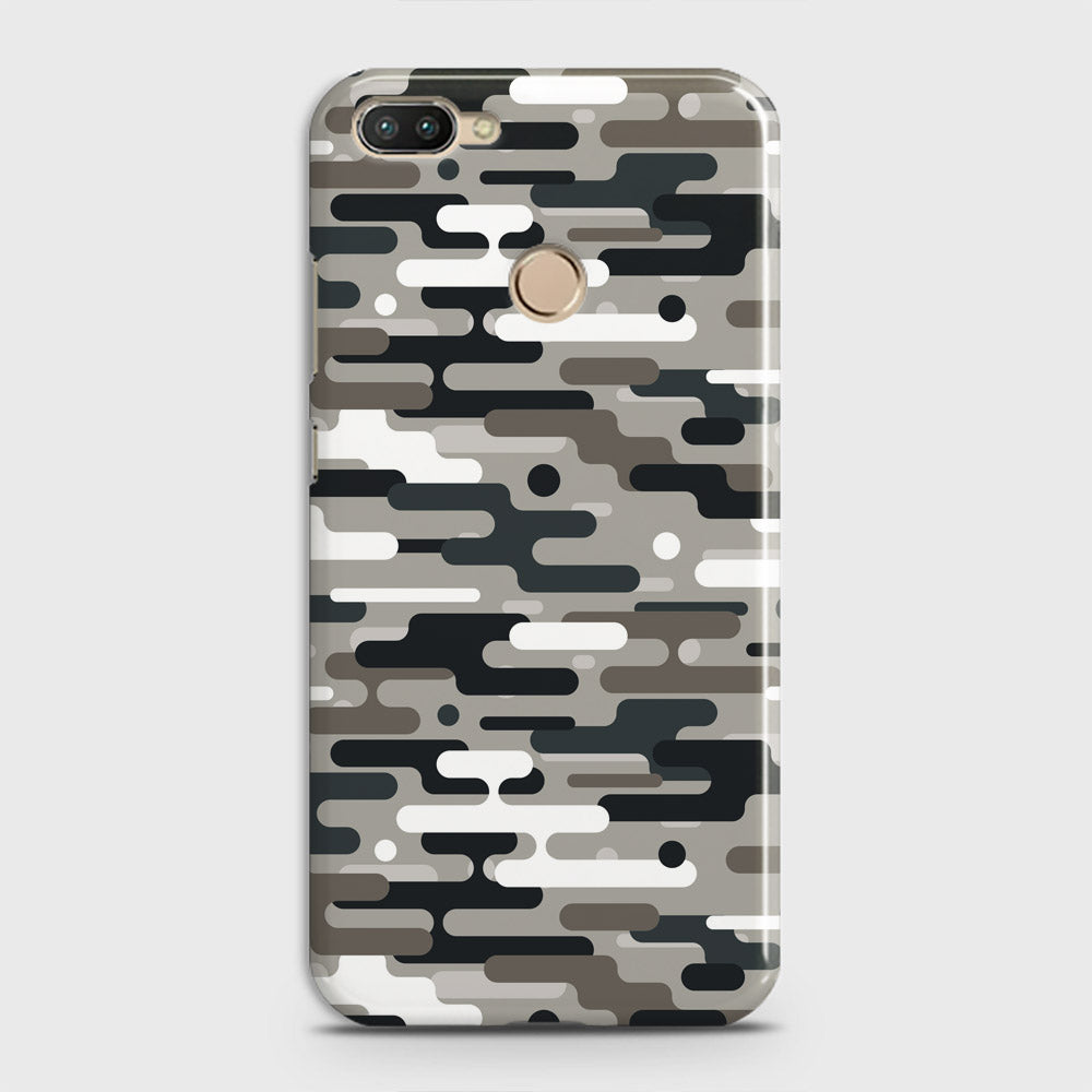 Infinix Hot 6 Pro  Cover - Camo Series 2 - Black & Olive Design - Matte Finish - Snap On Hard Case with LifeTime Colors Guarantee