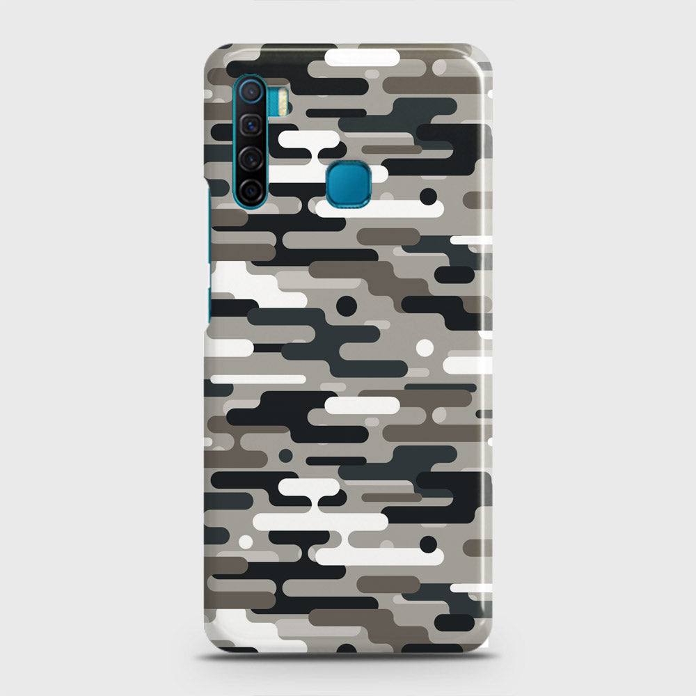 Infinix S5 - Camo Series 2 - Black & Olive Design - Matte Finish - Snap On Hard Case with LifeTime Colors Guarantee