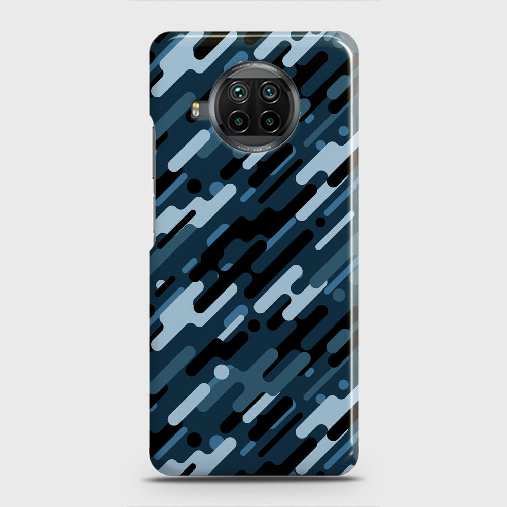 Xiaomi Mi 10T Lite Cover - Camo Series 3 - Black & Blue Design - Matte Finish - Snap On Hard Case with LifeTime Colors Guarantee