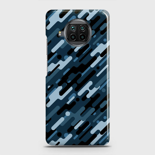 Xiaomi Mi 10T Lite Cover - Camo Series 3 - Black & Blue Design - Matte Finish - Snap On Hard Case with LifeTime Colors Guarantee