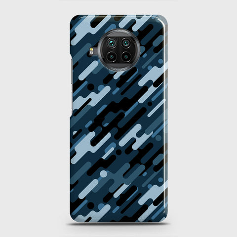 Xiaomi Mi 10T Lite Cover - Camo Series 3 - Black & Blue Design - Matte Finish - Snap On Hard Case with LifeTime Colors Guarantee