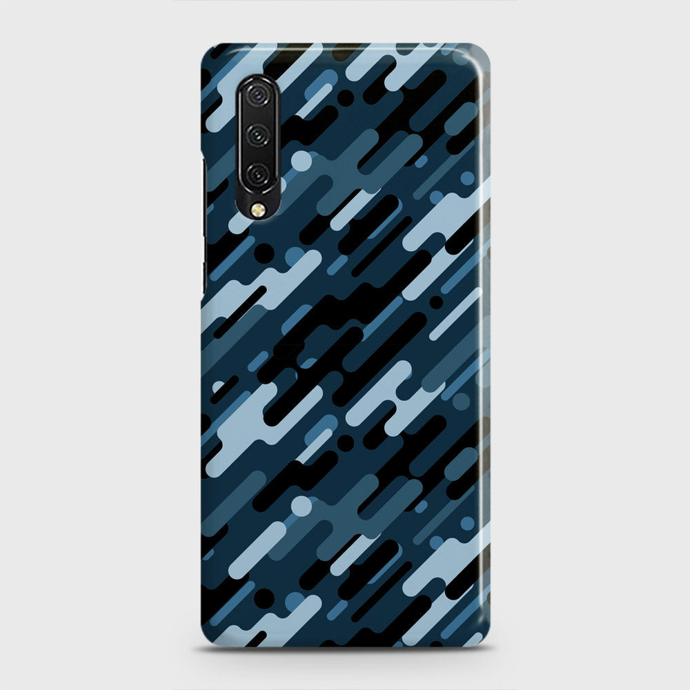 Huawei Y9s Cover - Camo Series 3 - Black & Blue Design - Matte Finish - Snap On Hard Case with LifeTime Colors Guarantee