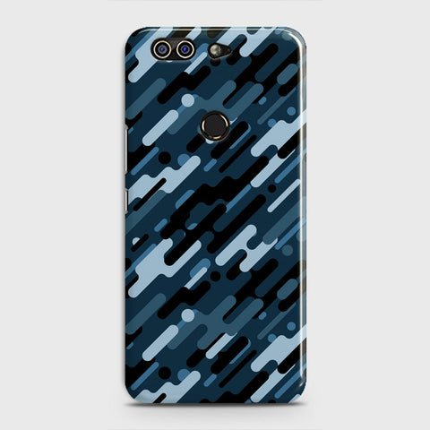 Infinix Zero 5 Cover - Camo Series 3 - Black & Blue Design - Matte Finish - Snap On Hard Case with LifeTime Colors Guarantee