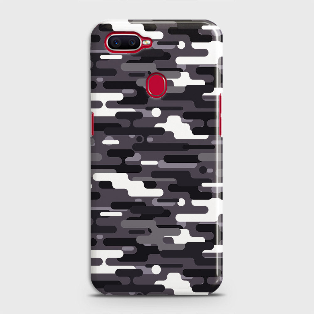 Realme 2 Pro Cover - Camo Series 2 - Black & White Design - Matte Finish - Snap On Hard Case with LifeTime Colors Guarantee