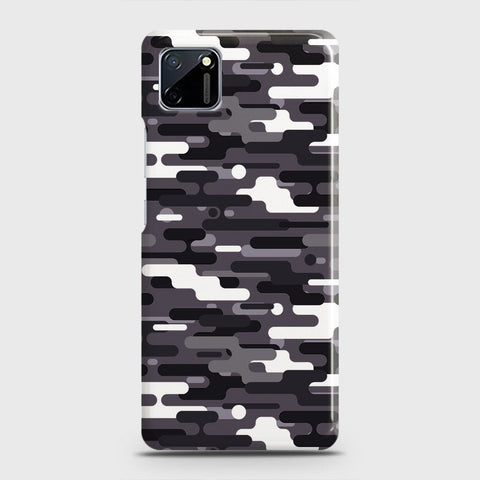 Realme C11 Cover - Camo Series 2 - Black & White Design - Matte Finish - Snap On Hard Case with LifeTime Colors Guarantee