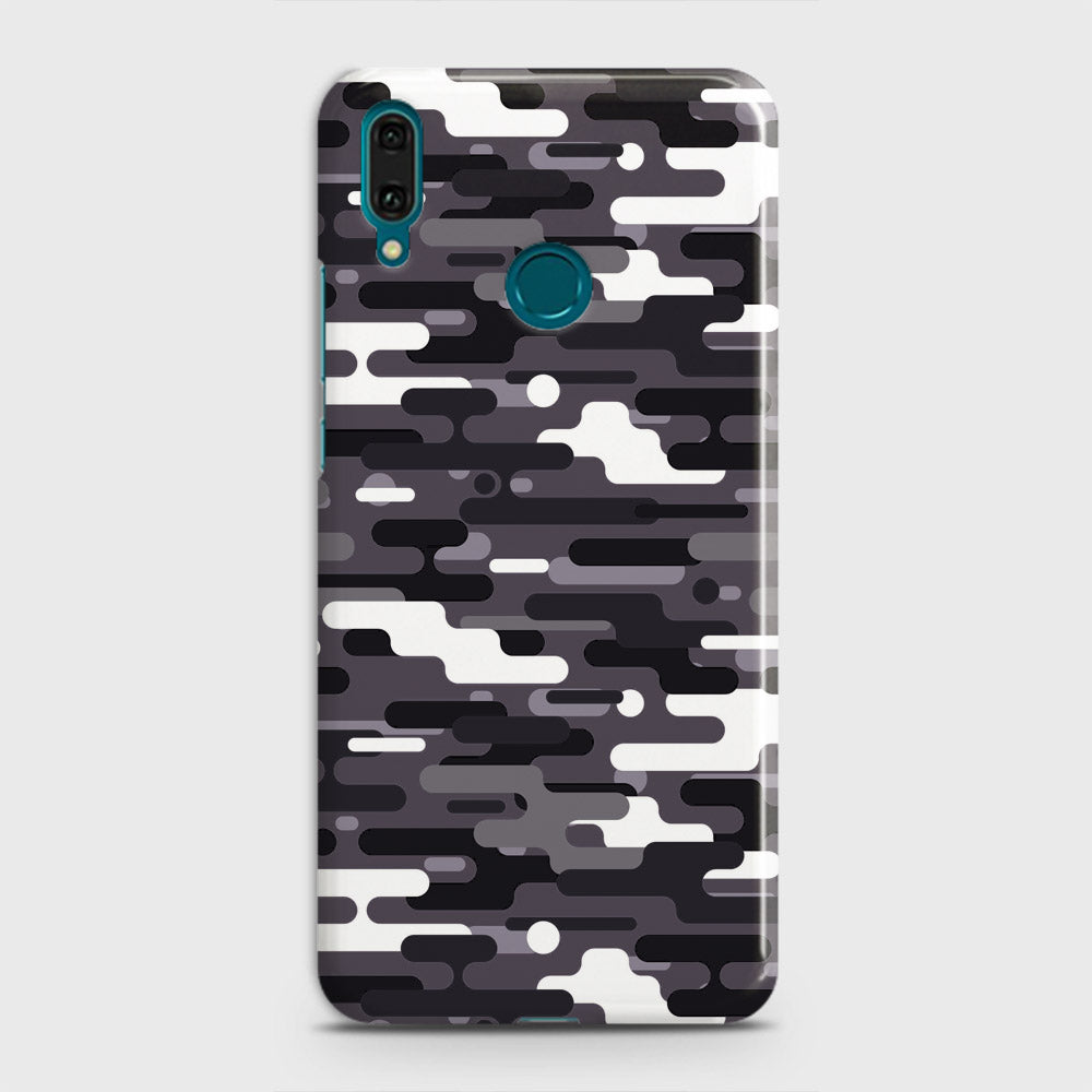 Huawei Nova 3i Cover - Camo Series 2 - Black & White Design - Matte Finish - Snap On Hard Case with LifeTime Colors Guarantee