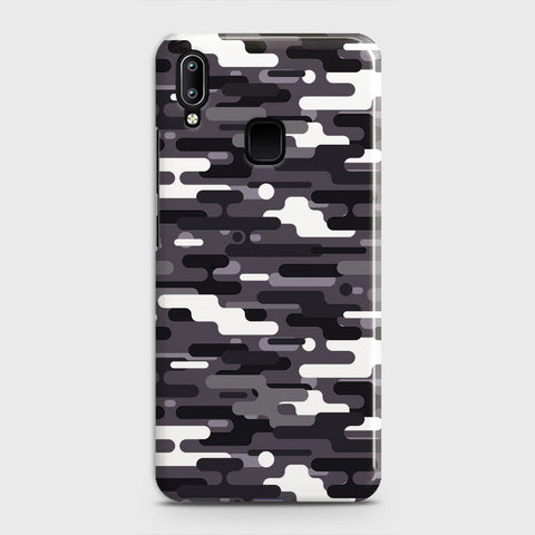 Vivo Y95 Cover - Camo Series 2 - Black & White Design - Matte Finish - Snap On Hard Case with LifeTime Colors Guarantee