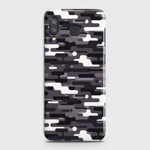 Samsung Galaxy A9 Star Cover - Camo Series 2 - Black & White Design - Matte Finish - Snap On Hard Case with LifeTime Colors Guarantee