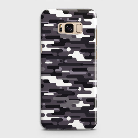 Samsung Galaxy S8 Plus Cover - Camo Series 2 - Black & White Design - Matte Finish - Snap On Hard Case with LifeTime Colors Guarantee