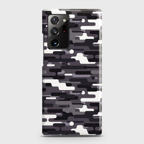 Samsung Galaxy Note 20 Ultra Cover - Camo Series 2 - Black & White Design - Matte Finish - Snap On Hard Case with LifeTime Colors Guarantee