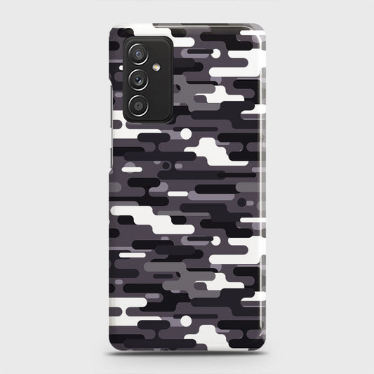 Samsung Galaxy M52 5G Cover - Camo Series 2 - Black & White Design - Matte Finish - Snap On Hard Case with LifeTime Colors Guarantee