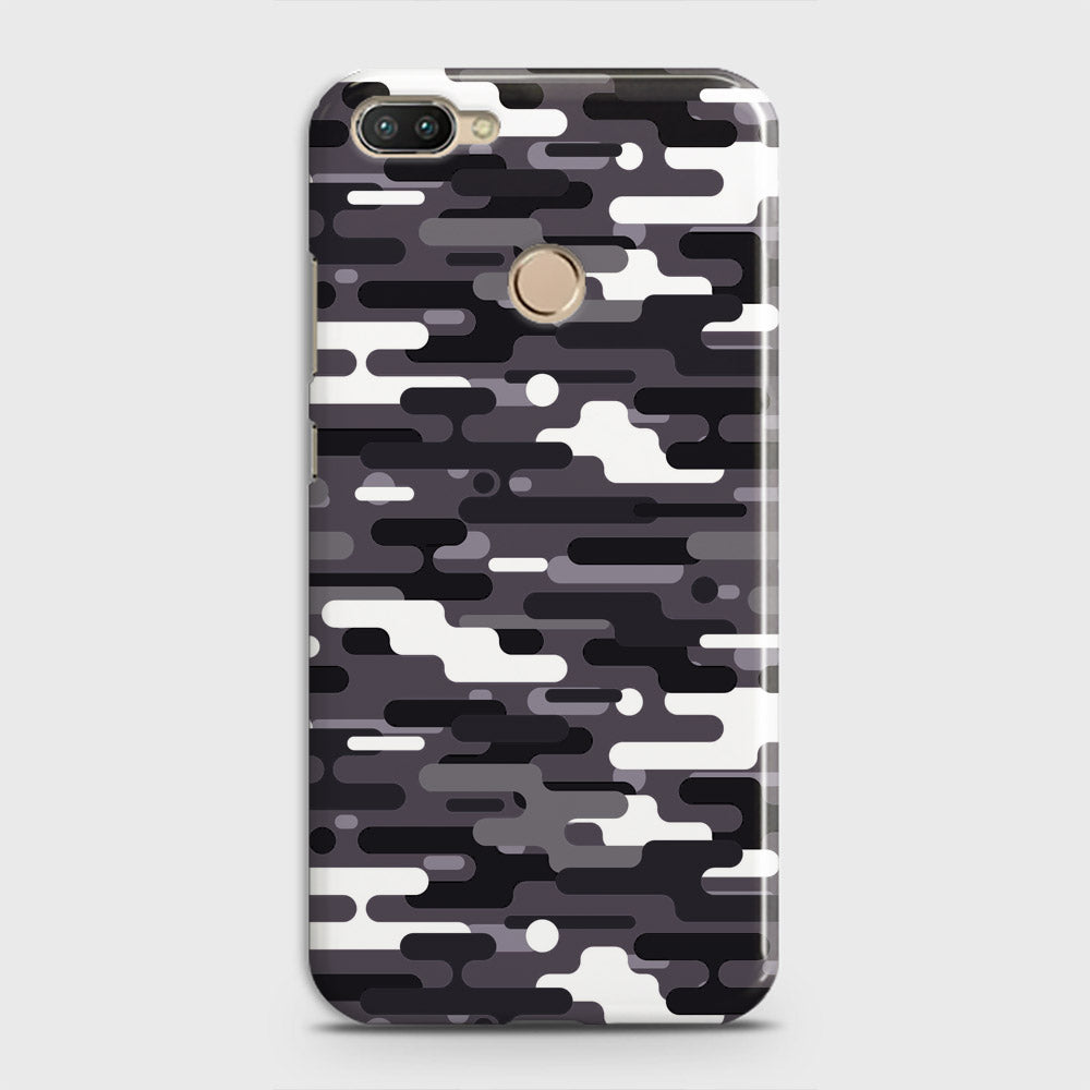 Infinix Hot 6 Pro  Cover - Camo Series 2 - Black & White Design - Matte Finish - Snap On Hard Case with LifeTime Colors Guarantee