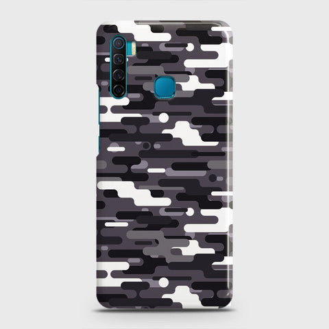 Infinix S5 - Camo Series 2 - Black & White Design - Matte Finish - Snap On Hard Case with LifeTime Colors Guarantee