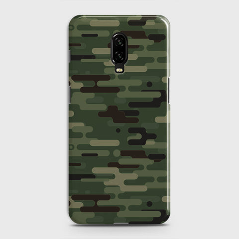 OnePlus 7  Cover - Camo Series 2 - Light Green Design - Matte Finish - Snap On Hard Case with LifeTime Colors Guarantee