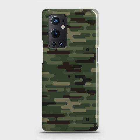 OnePlus 9 Pro  Cover - Camo Series 2 - Light Green Design - Matte Finish - Snap On Hard Case with LifeTime Colors Guarantee