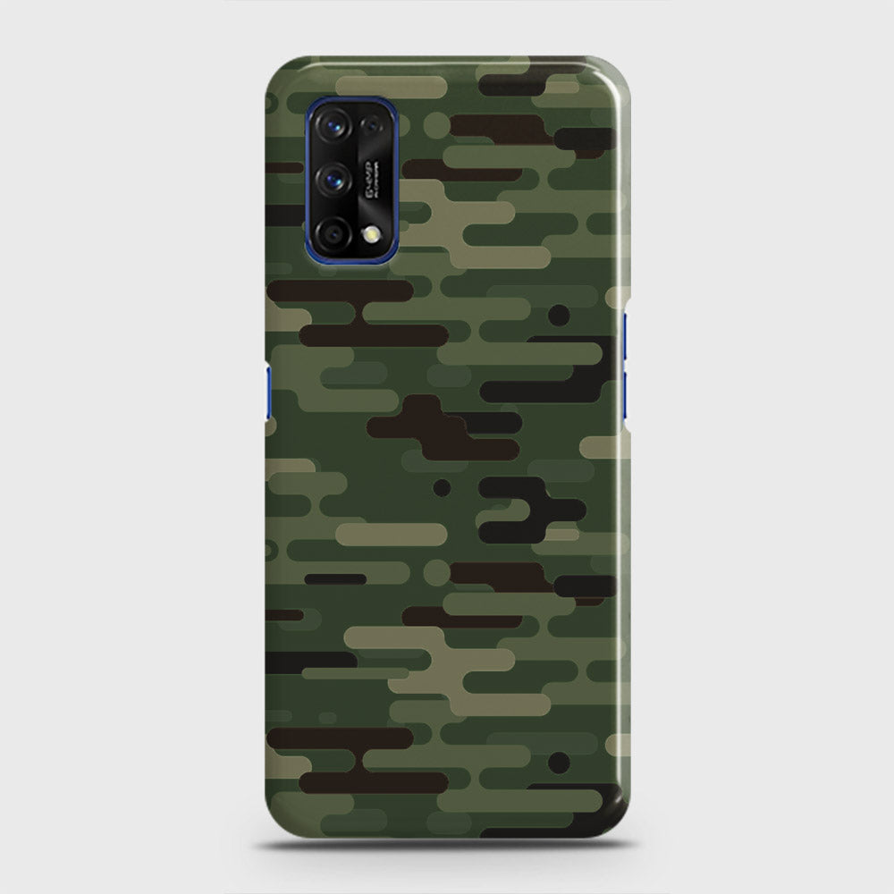 Realme 7 Pro Cover - Camo Series 2 - Light Green Design - Matte Finish - Snap On Hard Case with LifeTime Colors Guarantee