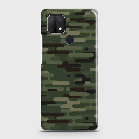 Realme C25s Cover - Camo Series 2 - Light Green Design - Matte Finish - Snap On Hard Case with LifeTime Colors Guarantee